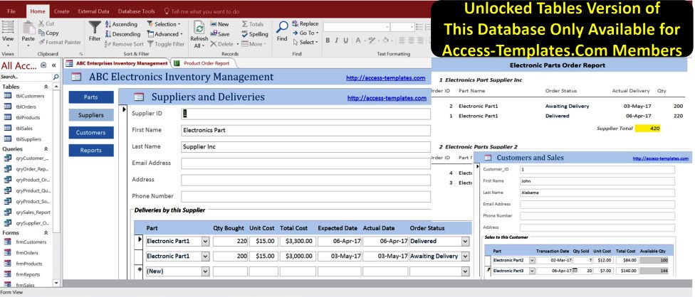 using access for accounting